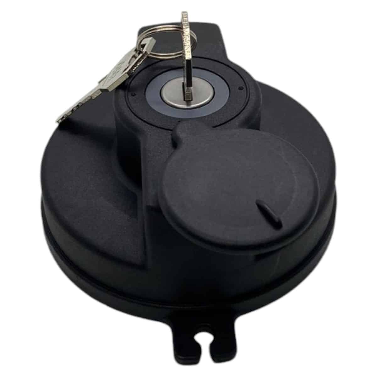 002075fac5b01c5c35e6c8d074d867f7.jpg Tampa Do Tanque C/Chave Plástico Volvo | Volks | Mb | Scania | Agrale Tc1020 - Imagem 1