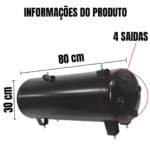 Reservatório de Ar Primário 30L VW Constellation Euro 31.320/31.330/31.360 - Imagem 2